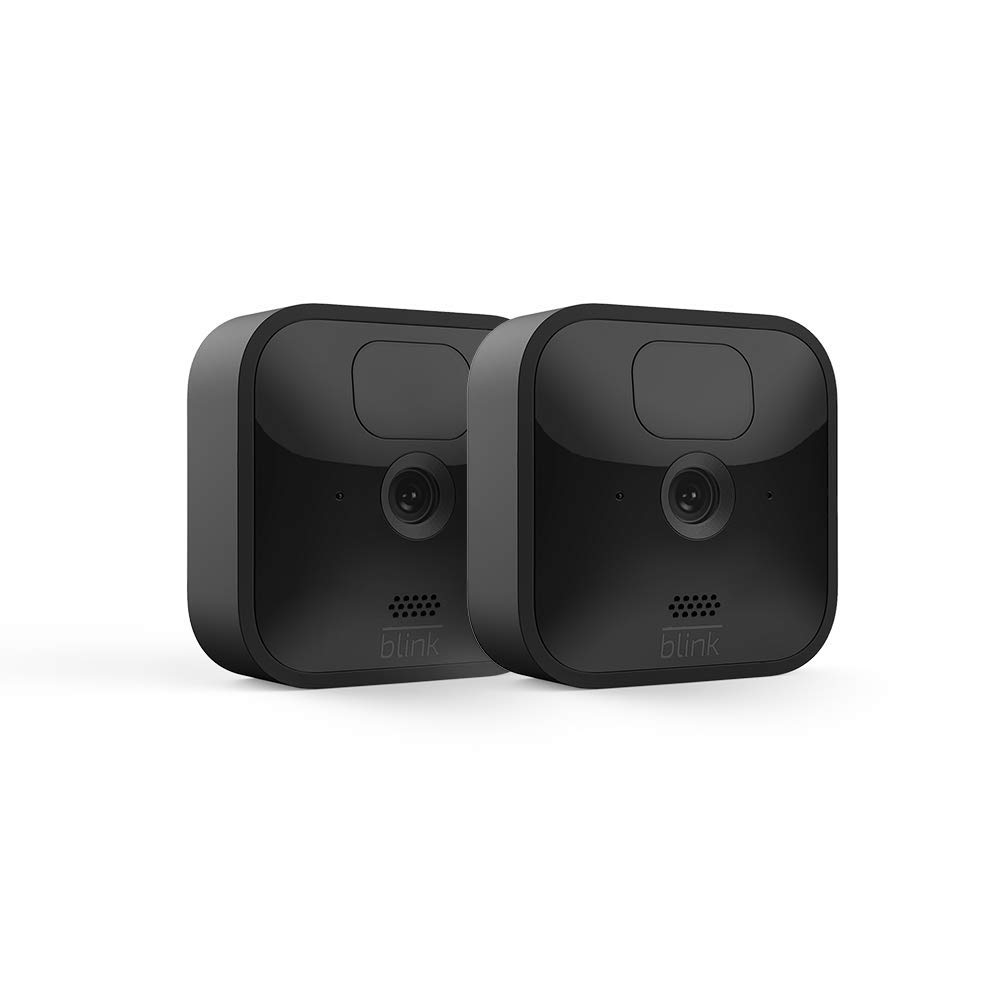 Blink Outdoor Wireless HD Security Camera - Weather-Resistant, 2-Year Battery Life, Motion Detection, Easy Setup (2-Camera Kit) for Home & Business Surveillance