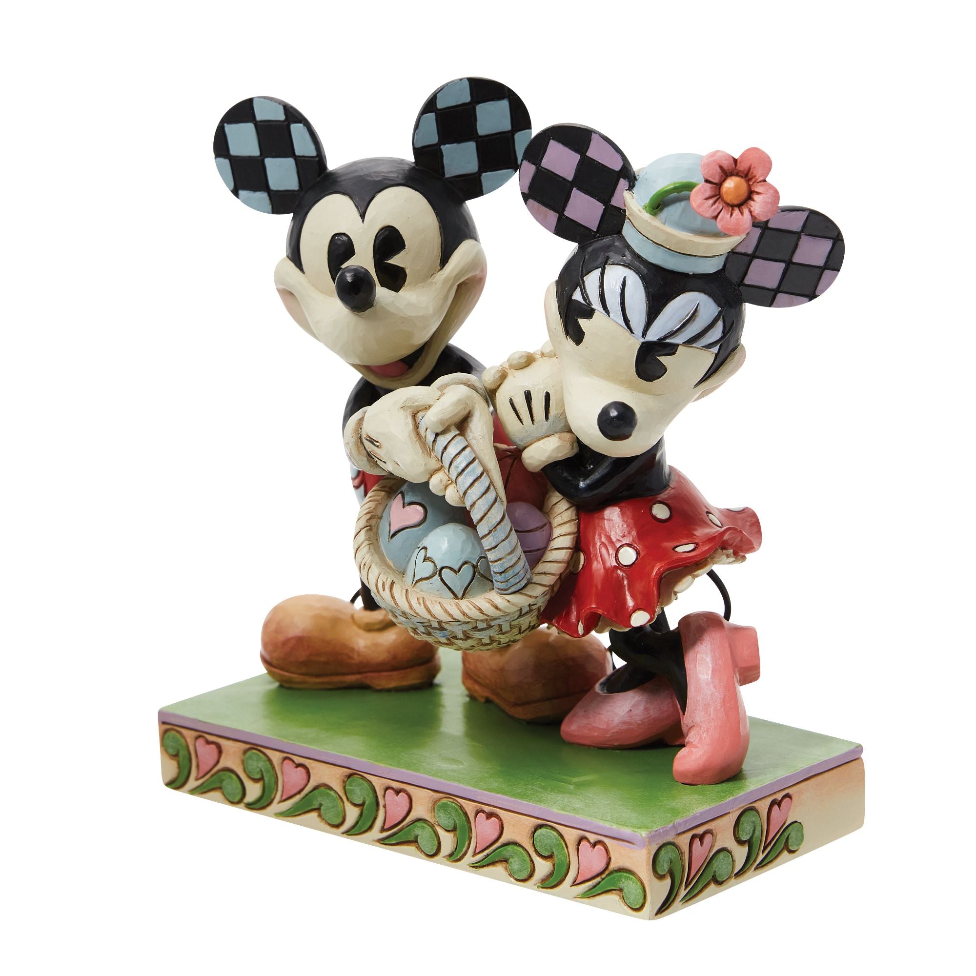 Mickey & Minnie Mouse Easter Plush Toys - Cute Disney Character Stuffed Animals for Easter Basket Gifts & Spring Decorations - Perfect for Easter Egg Hunts, Party Favors, and Disney Themed Celebrations