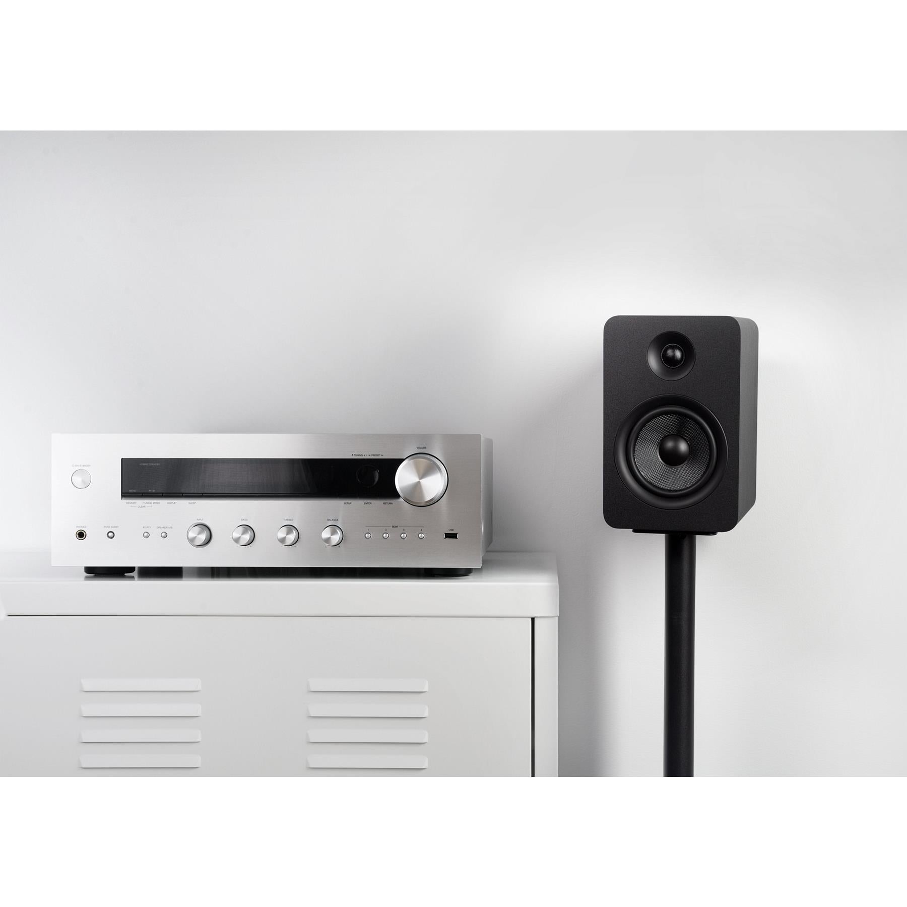 Kanto YUP6 Passive Bookshelf Speakers (Pair) - High-Quality Audio for Home Theater, Music & Gaming - Perfect for Living Rooms, Offices & Studios