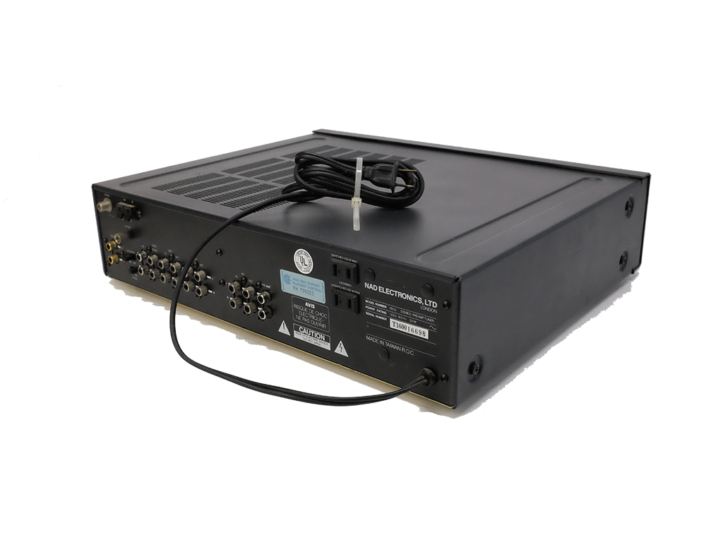 NAD 1600 Preamplifier with Tuner & MM/MC Phono Input - High-End Audio Pre Amp for Vinyl Records & Home Theater Systems - Perfect for Audiophiles & Music Enthusiasts