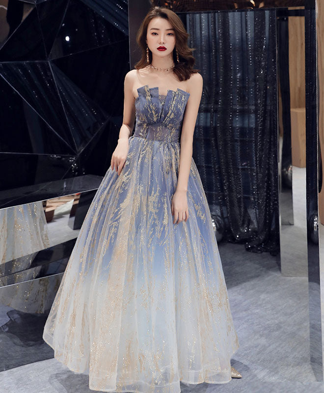 Elegant Royal Blue Tulle Long Prom Dress for Women - Formal Evening Gown for Graduation, Homecoming & Special Occasions | Perfect for Prom Night, Wedding Guest & Black Tie Events