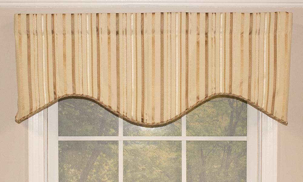 Straight as Pins Cornice Valance - Elegant Window Treatment for Living Room & Bedroom Decor | Perfect for Curtains & Drapes