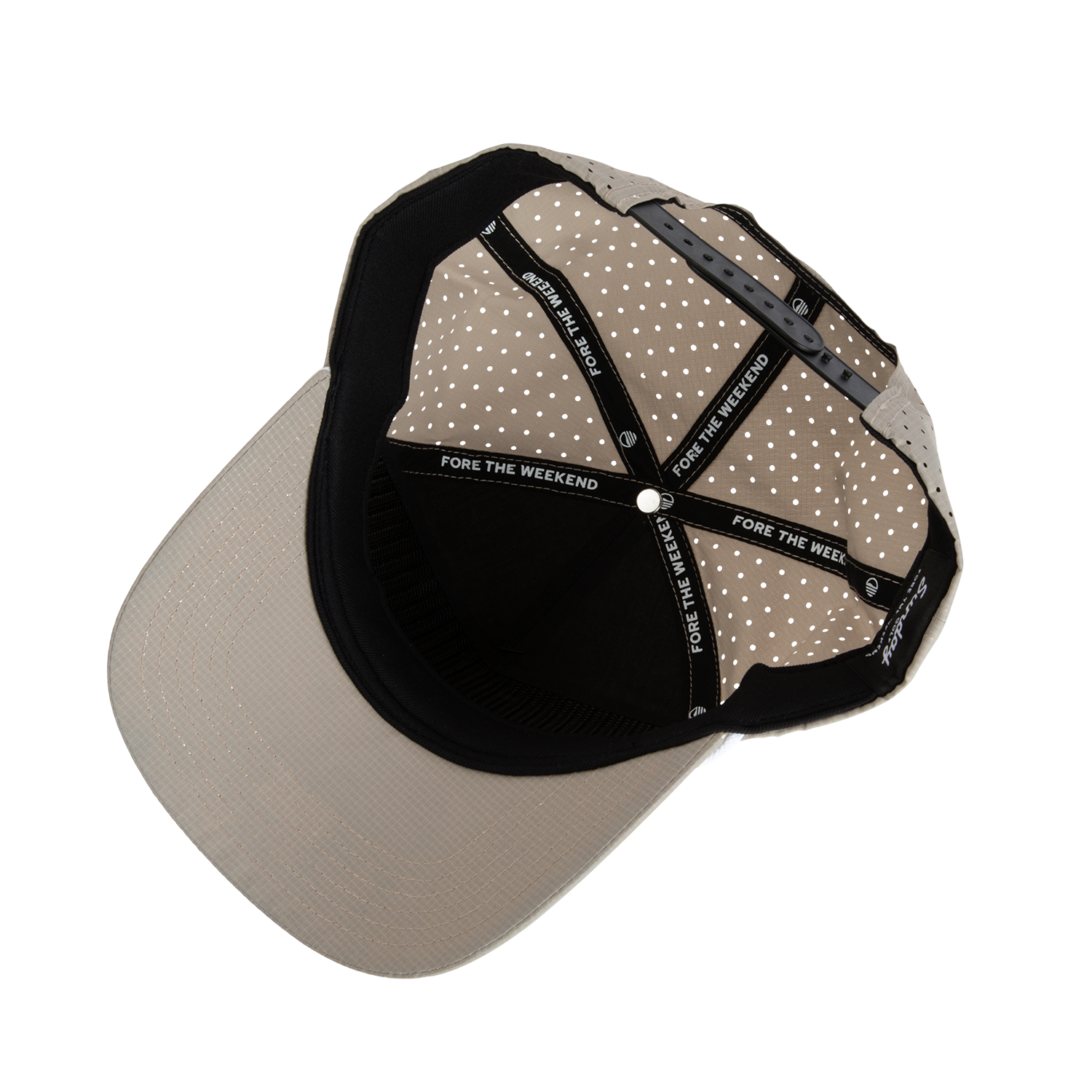 Sunday Golf Porter Snapback Golf Hat in Tan - Stylish & Comfortable Golf Cap for Men & Women - Perfect for Golfing, Outdoor Sports & Casual Wear