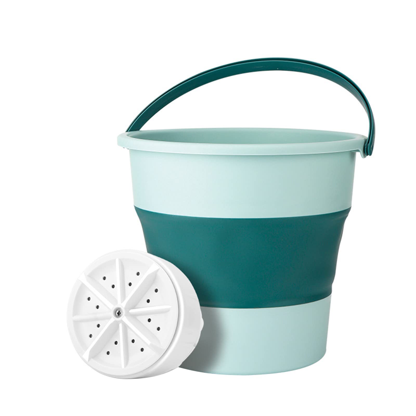 Portable Mini Washing Machine - USB Powered Ultrasonic Turbine Washer for Socks & Underwear | Foldable Laundry Tub | Compact Single-Person Design | Perfect for Dorms, Camping & Small Apartments