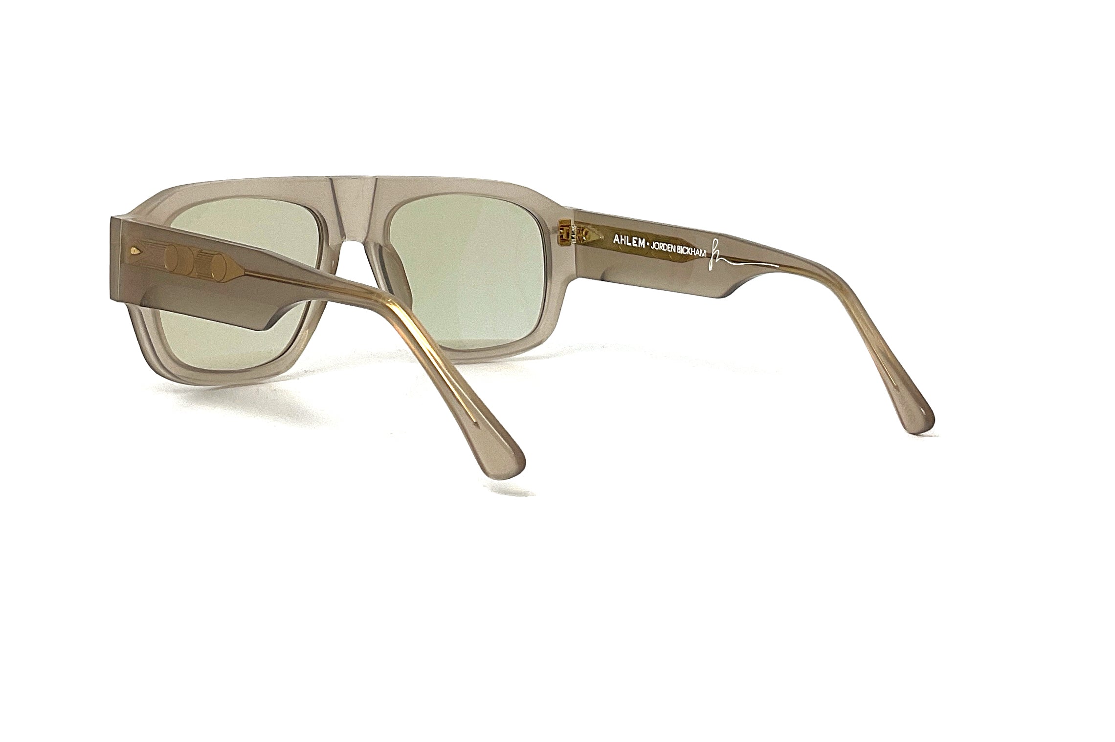 Ahlem x Jordan Bickham Sunglasses - Premium Ashmilk Frame & UV Protection - Perfect for Outdoor Activities, Travel, and Fashion Accessories
