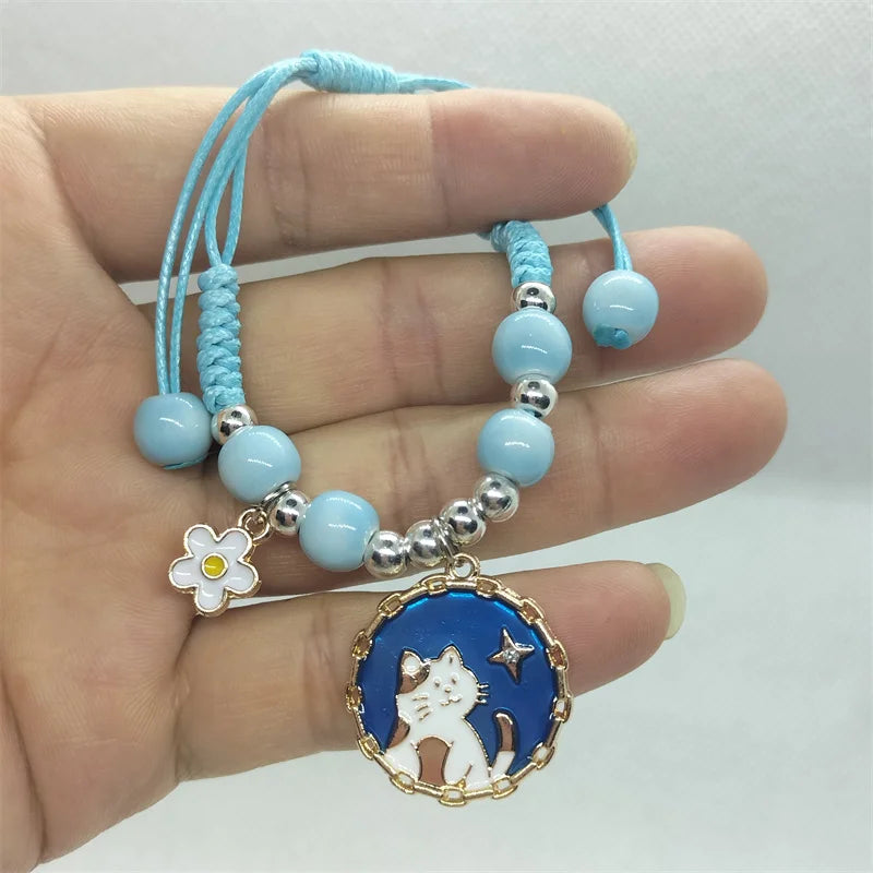 Stylish Animal Cat Bracelet for Girls - Trendy Handmade Jewelry Gift for Cat Lovers | Perfect for Parties, Gifts & Everyday Wear
