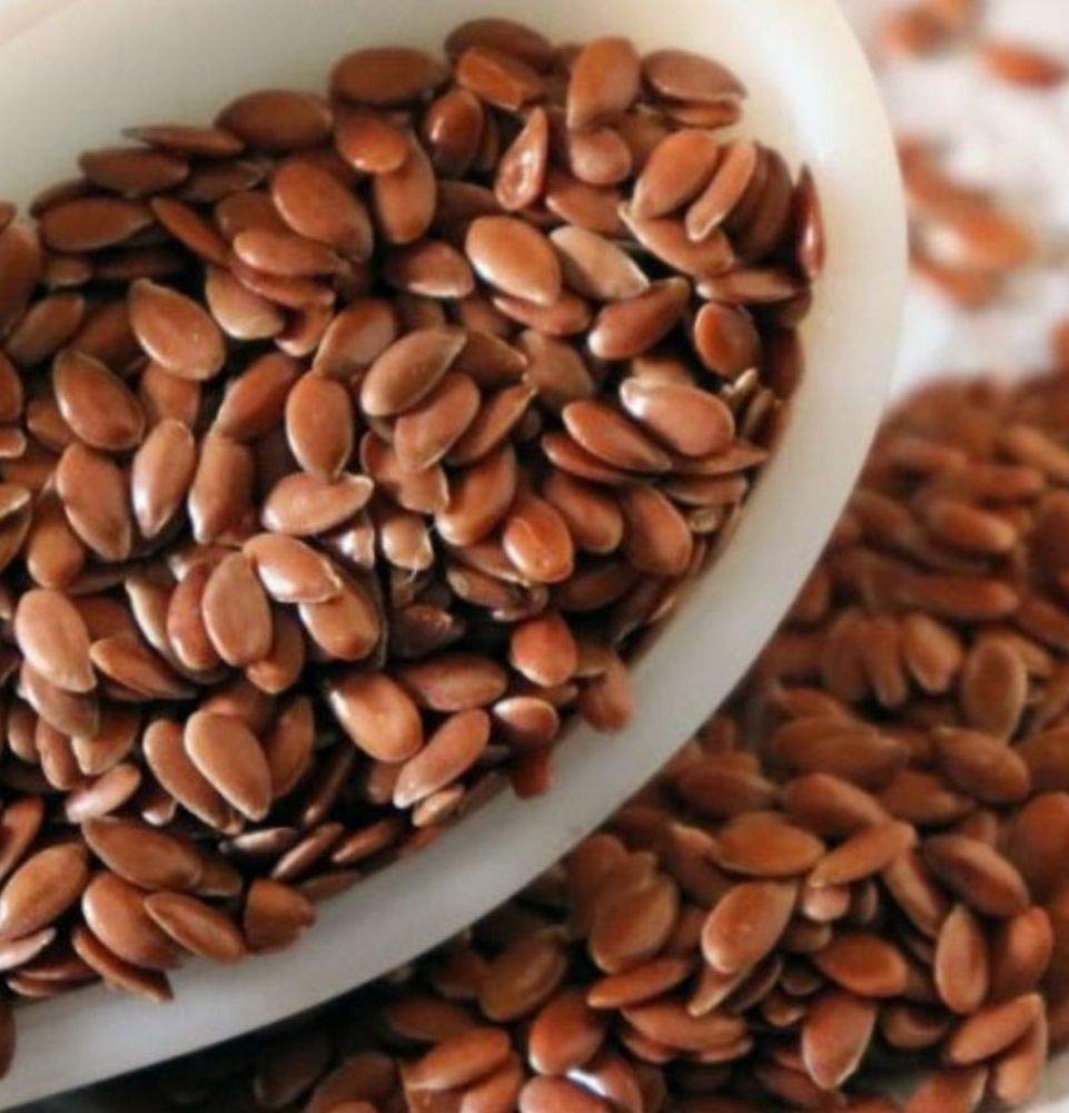 Organic Flax Seeds for Eating - High in Omega-3 & Fiber - 2.2 Lb (1 Kg) - Perfect for Smoothies, Baking & Healthy Snacks
