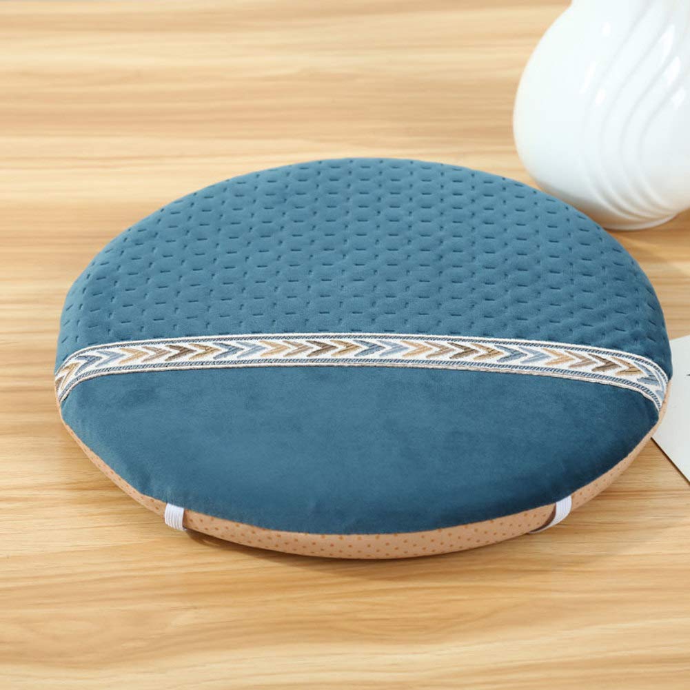 **Ergonomic Round Memory Foam Seat Cushion - 4cm Thick Pressure Relief Chair Pad for Office, Car & Home - 34cm Diameter Body Contouring Support - Perfect for Work, Travel & Back Pain Relief - Ideal for Long Sitting, Driving & Desk Jobs**