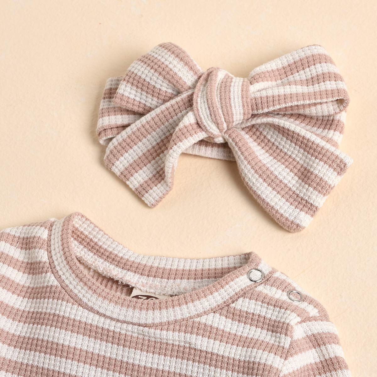 Newborn Baby Girl Romper Bodysuit - Soft Cotton One-Piece Jumpsuit with Pants | Perfect for Photoshoots, Playtime & Everyday Outfits