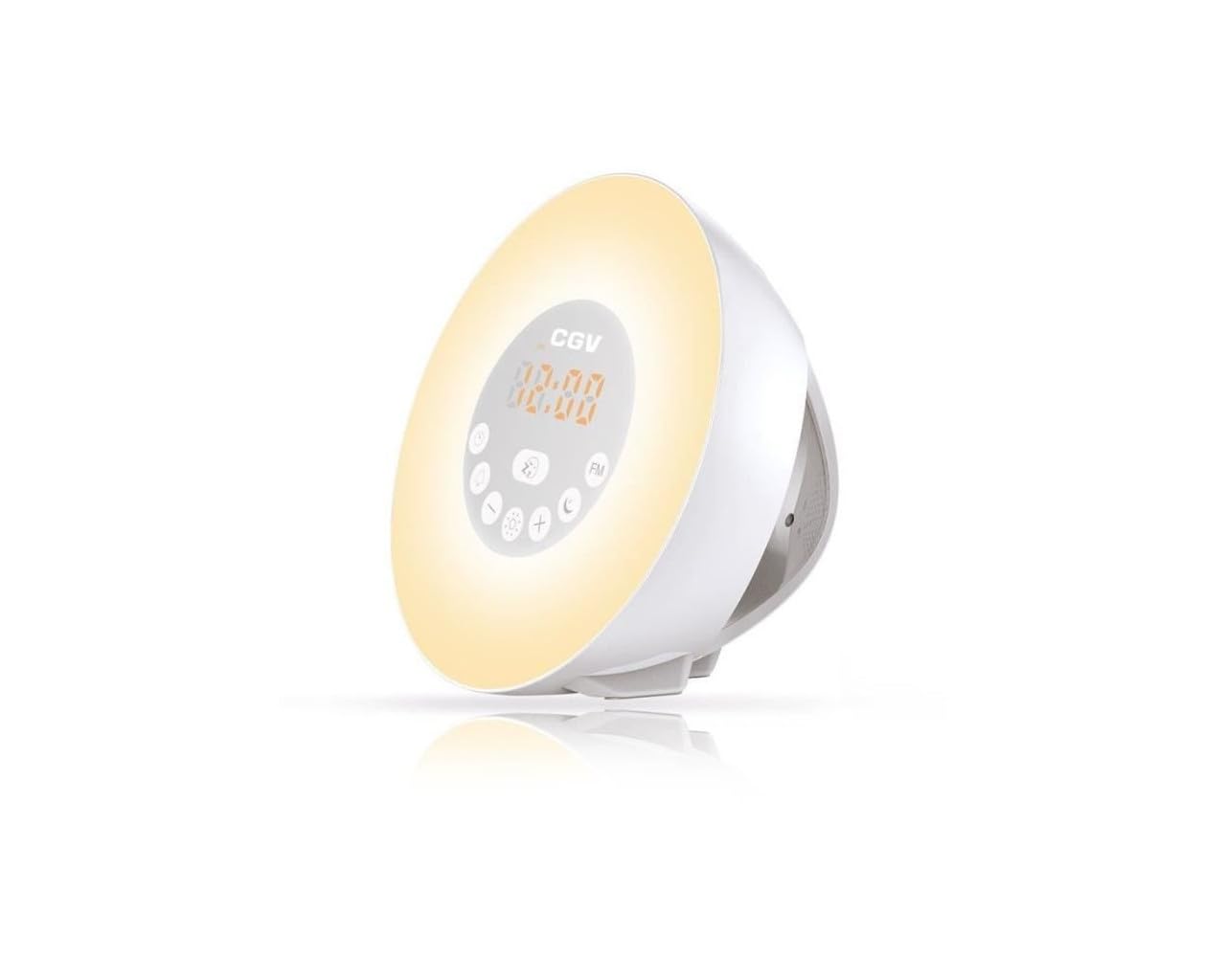 CGV | Aruna Sunrise Alarm Clock with Dawn & Dusk Simulation, 6 Color Changing Night Light - Perfect for Bedroom, Nursery & Light Therapy