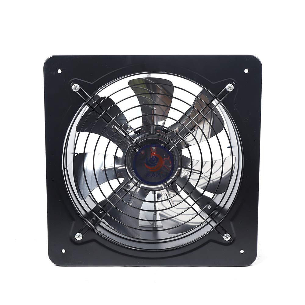 LOYALHEARTDY 150W 12 Inch Industrial Exhaust Fan - High Power Ventilation Extractor Axial Air Blower for Garages, Workshops, Greenhouses & Attics (2800 RPM, US Stock) - Perfect for Cooling, Odor Removal & Air Circulation in Commercial & Residential Spaces