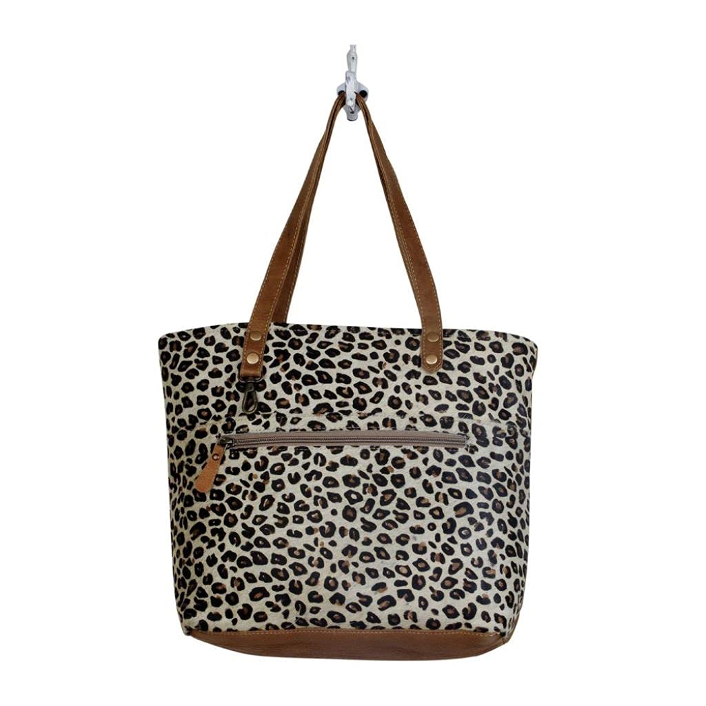 Myra Bag - Premium Magnetic Leather & Cowhide Handbag (Upcycled Material) - Stylish Women's Purse for Work, Travel & Everyday Use - Model S-2835