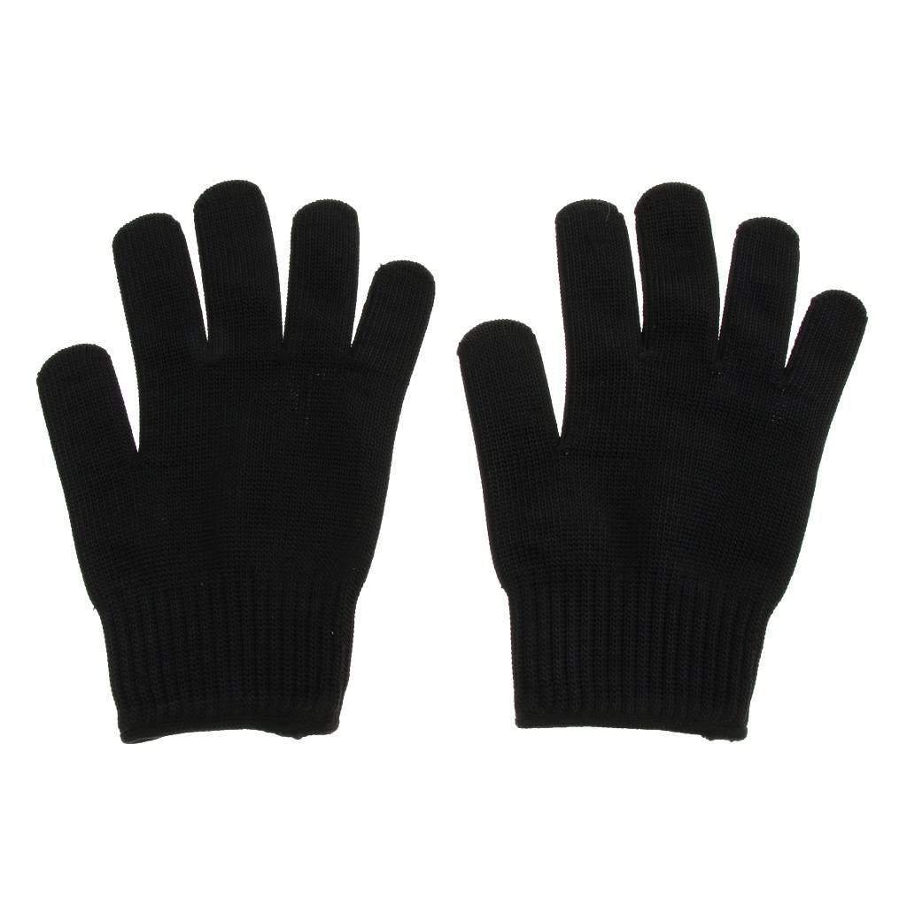 Yannaky Anti-Bite Work Gloves - 1 Pair Durable Parrot Foraging Gloves for Bird Handling, Training & Grooming - Wear Resistant Anti-Scratch Protection - Black (Ideal for Pet Owners, Breeders & Veterinarians)