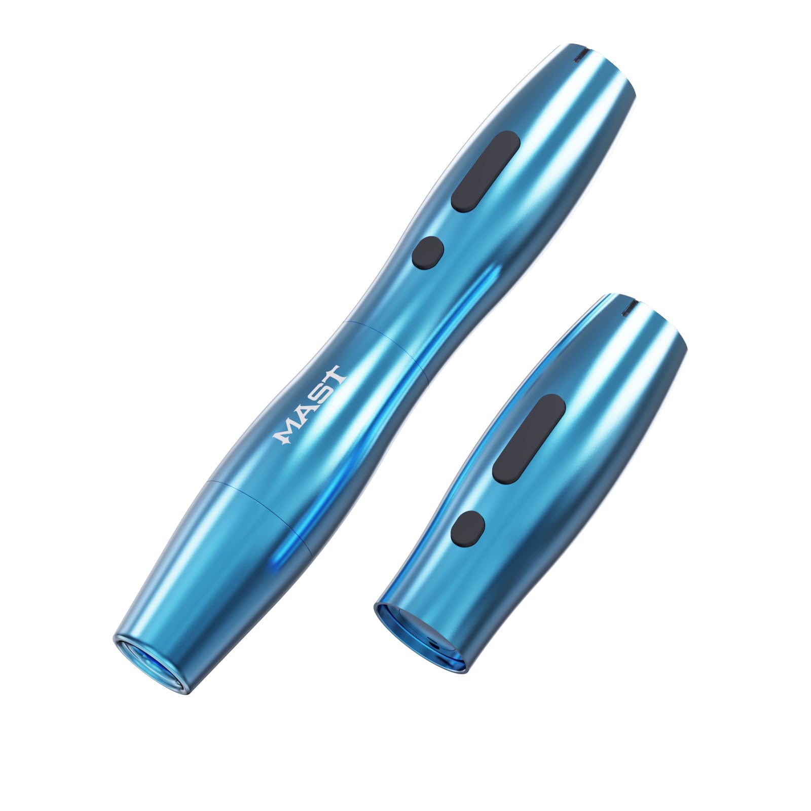 Mcore P20 Wireless Tattoo Pen Machine - Rotary Coreless Motor Tattoo Gun with 2 Replaceable Batteries | Professional Slim Tattoo Equipment for Women Artists | Perfect for Home & Studio Tattooing (Blue)