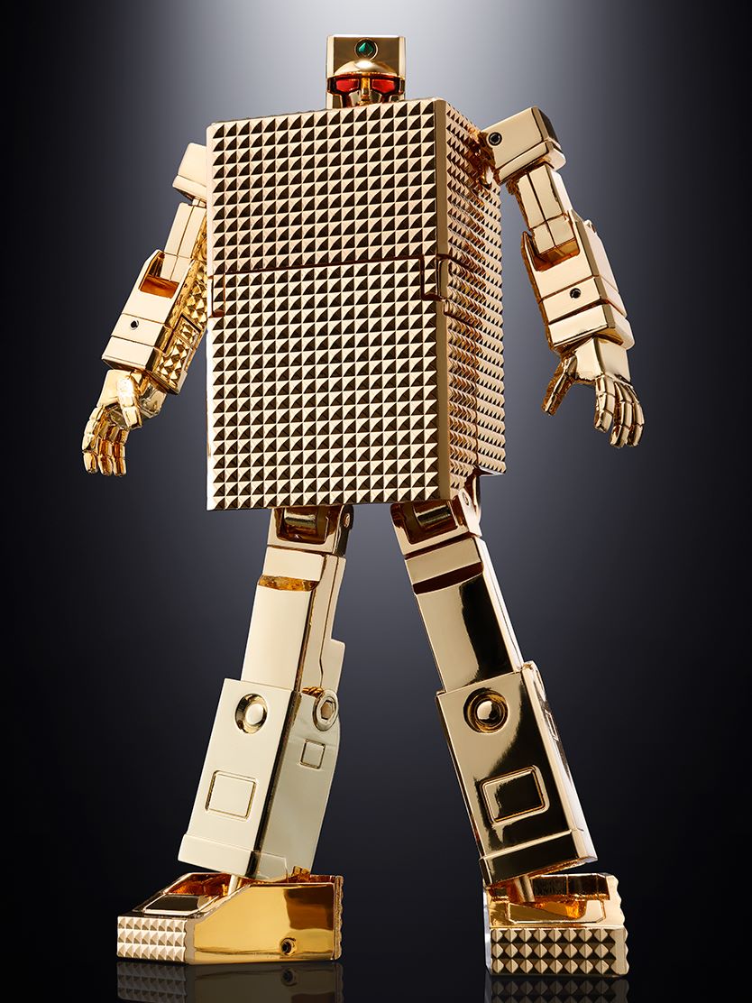 Bandai Soul of Chogokin GX 32SP Gold Lightan The Golden Warrior 50th Anniversary Edition - Premium Collectible Action Figure for Anime Fans & Model Enthusiasts | Perfect for Display, Gifting & Anime Collections