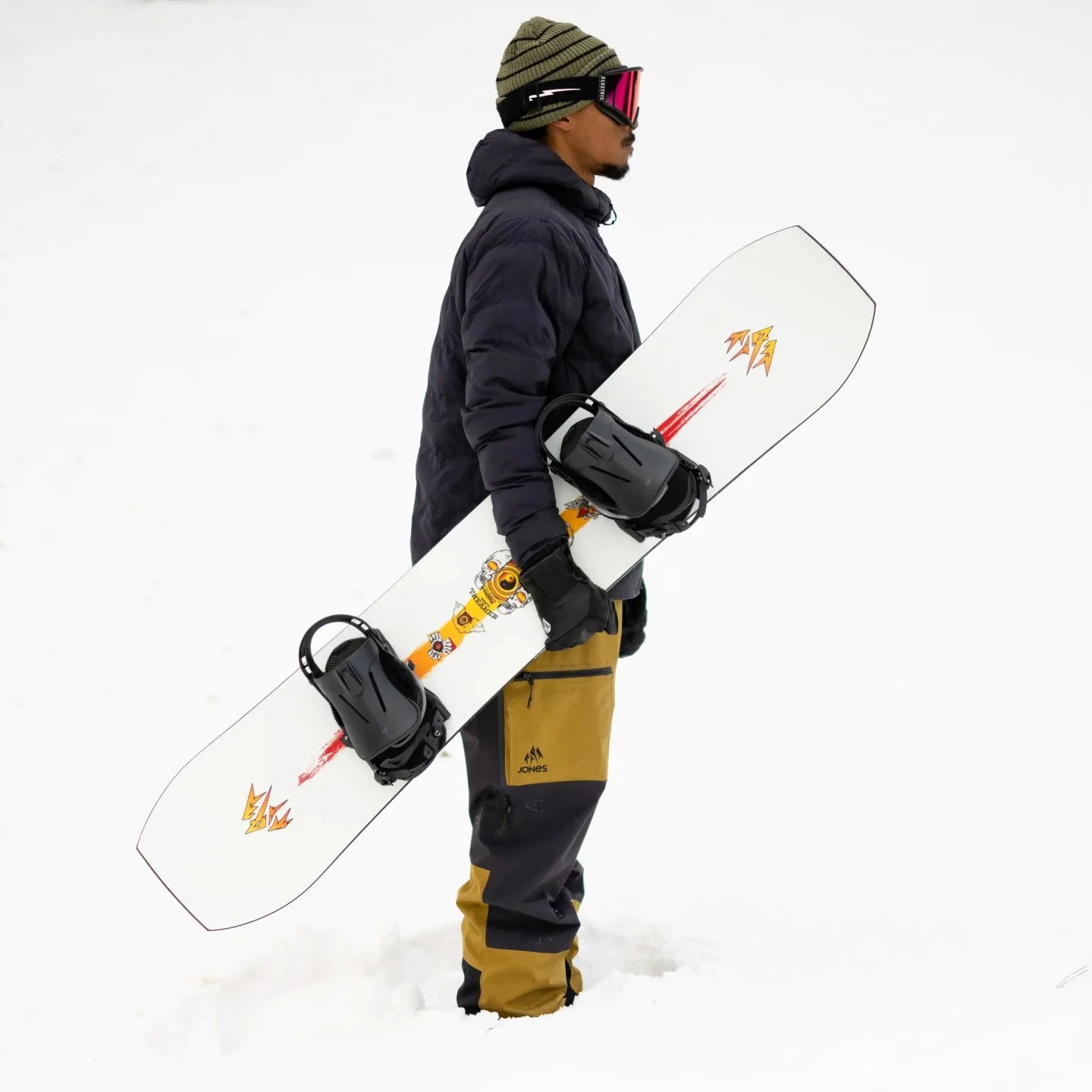 Jones Tweaker Snowboard 2025 - All-Mountain Freestyle Snowboard for Men & Women | Perfect for Park, Powder & Freeriding | Durable Construction for High Performance