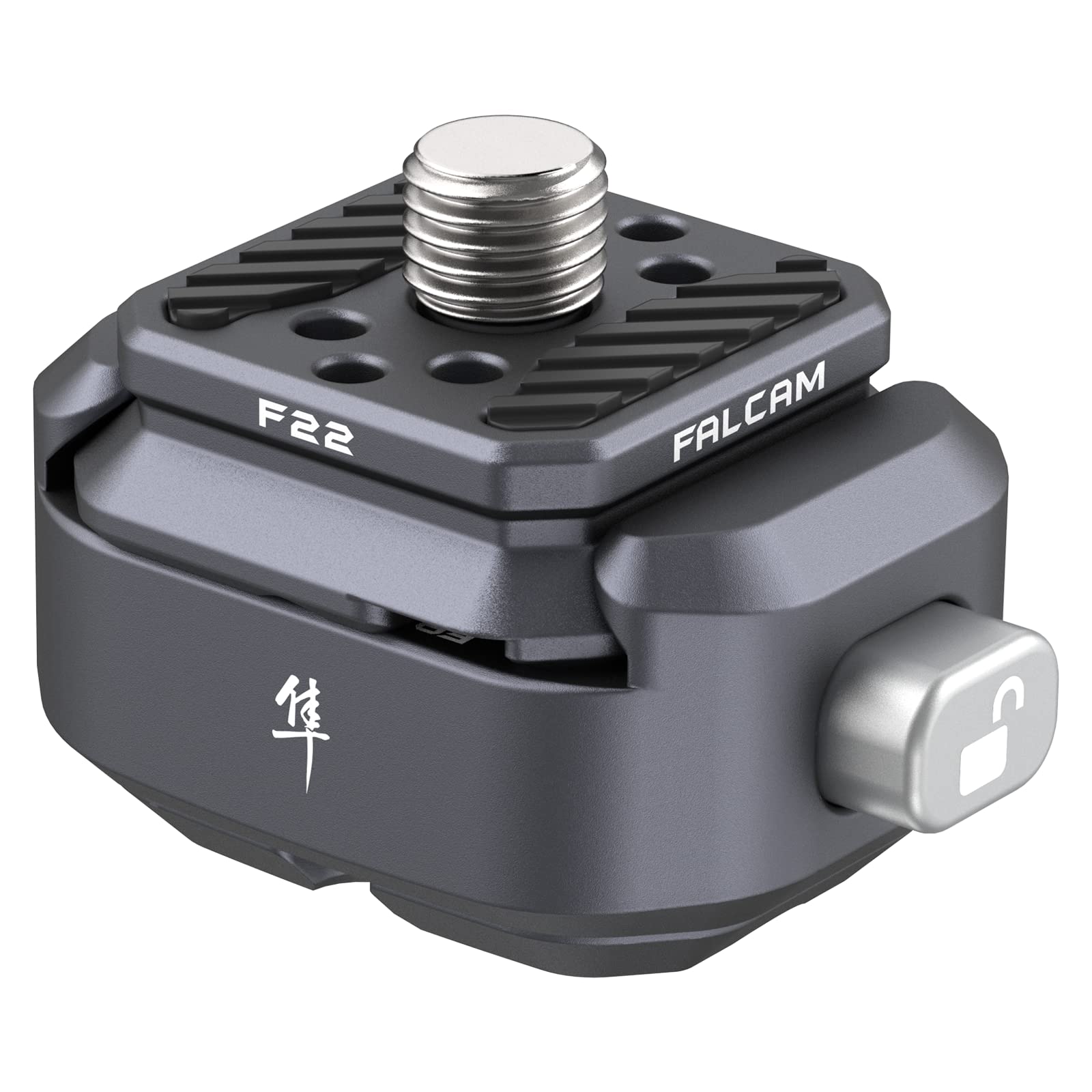 FALCAM F22 Quick Release Plate Kit - 22mm Aluminum Camera Mount Adapter, Converts 1/4