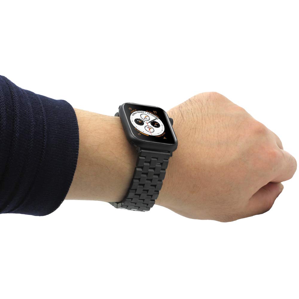 Premium Stainless Steel Apple Watch Band - Compatible with Apple Watch Ultra/Ultra 2, Series 9/8/7/6/5/4/3/2/1 & SE (38mm/40mm/41mm/42mm/44mm/45mm/49mm) - Durable Metal Strap for Men & Women - Perfect for Workouts, Office & Everyday Wear