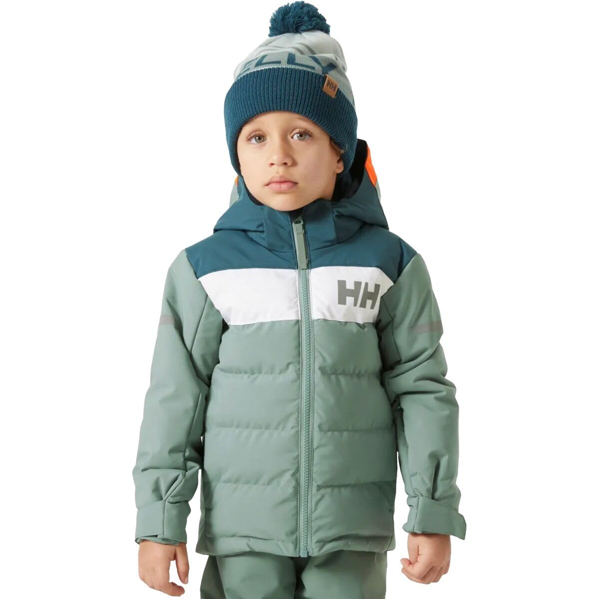 Helly Hansen Kids Vertical Insulated Jacket - Waterproof Windproof Winter Coat for Boys & Girls | Warm Breathable Outdoor Snow Jacket for Skiing, Snowboarding & Cold Weather Activities