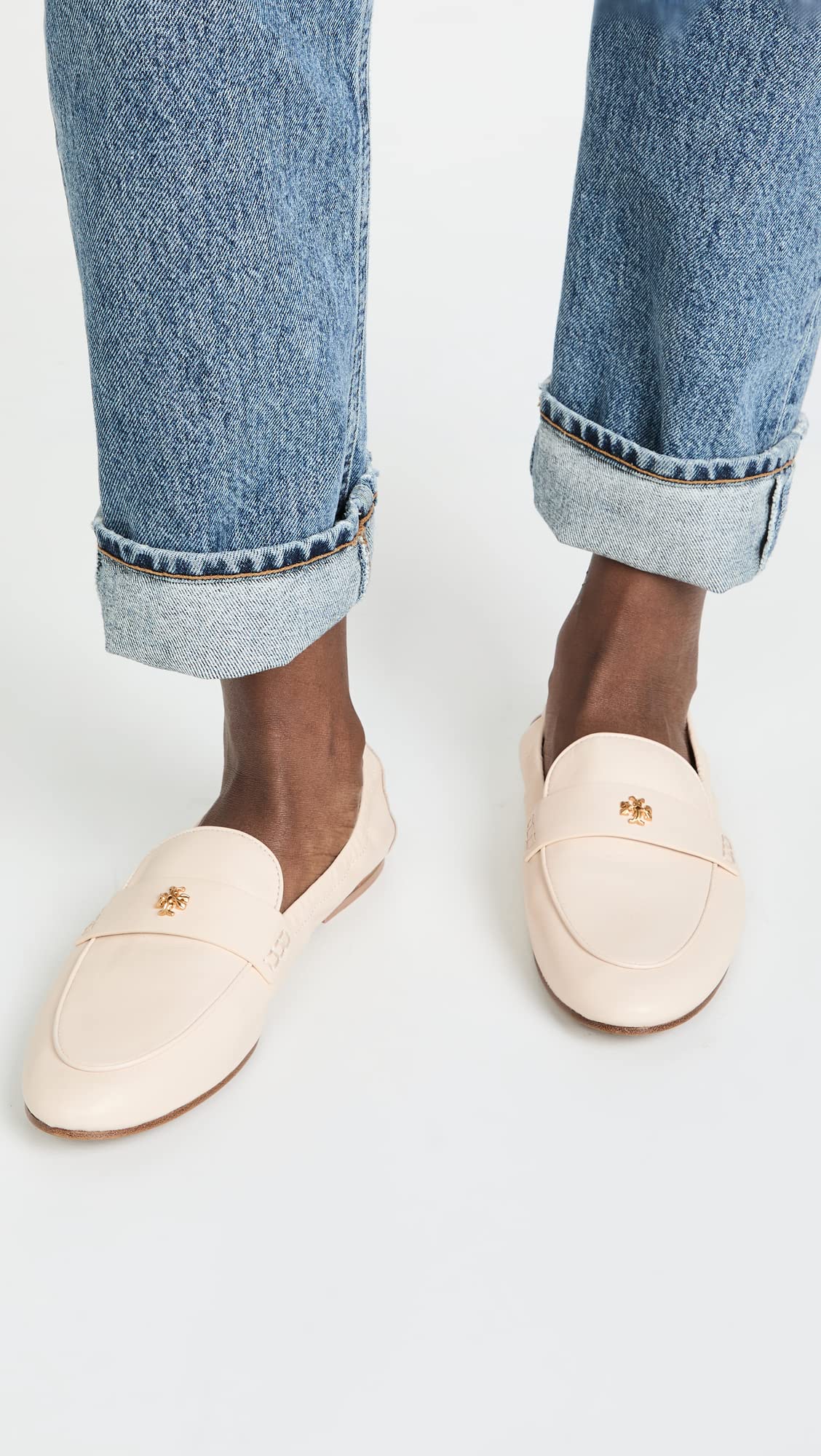 Tory Burch Women's Ballet Loafers - Comfortable & Stylish Leather Flats for Work, Travel & Everyday Wear