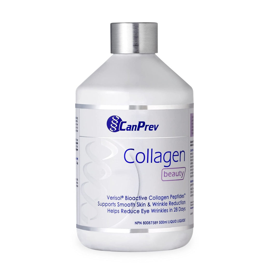 Canprev Collagen Beauty Liquid Supplement - 500ml for Skin Hydration & Anti-Aging - Perfect for Daily Skincare Routine & Nighttime Rejuvenation