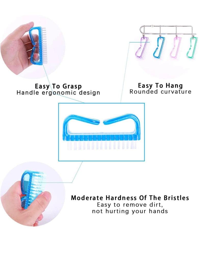 **Cellebii® Soft Nail Cleaning Brush - Gentle Dust & Dead Skin Remover for Manicure & Pedicure | Perfect for Nail Art, Toe & Finger Nail Care - Ideal for Men & Women at Home or Salon**
