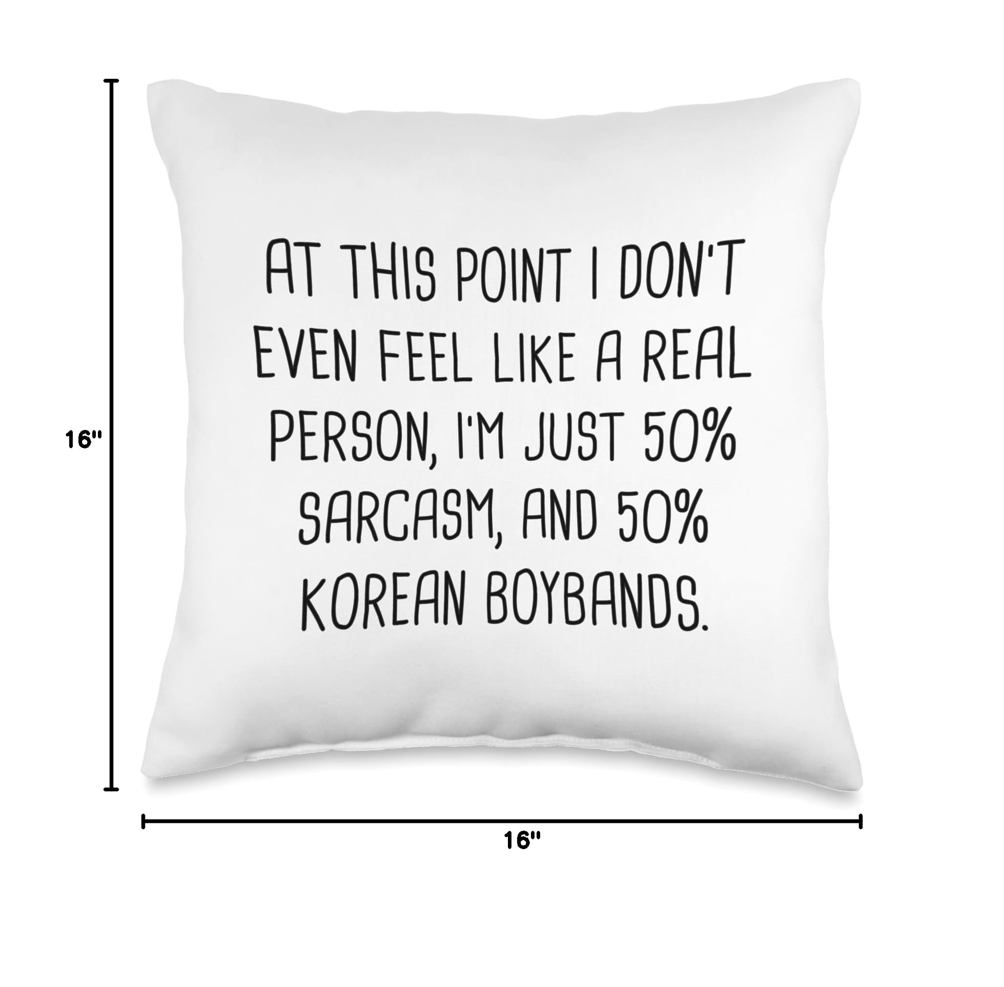 Kpop Merchandise | Korean Drama Throw Pillow for Teen Girls | Cute K-pop Decor for Bedroom & Dorm Room