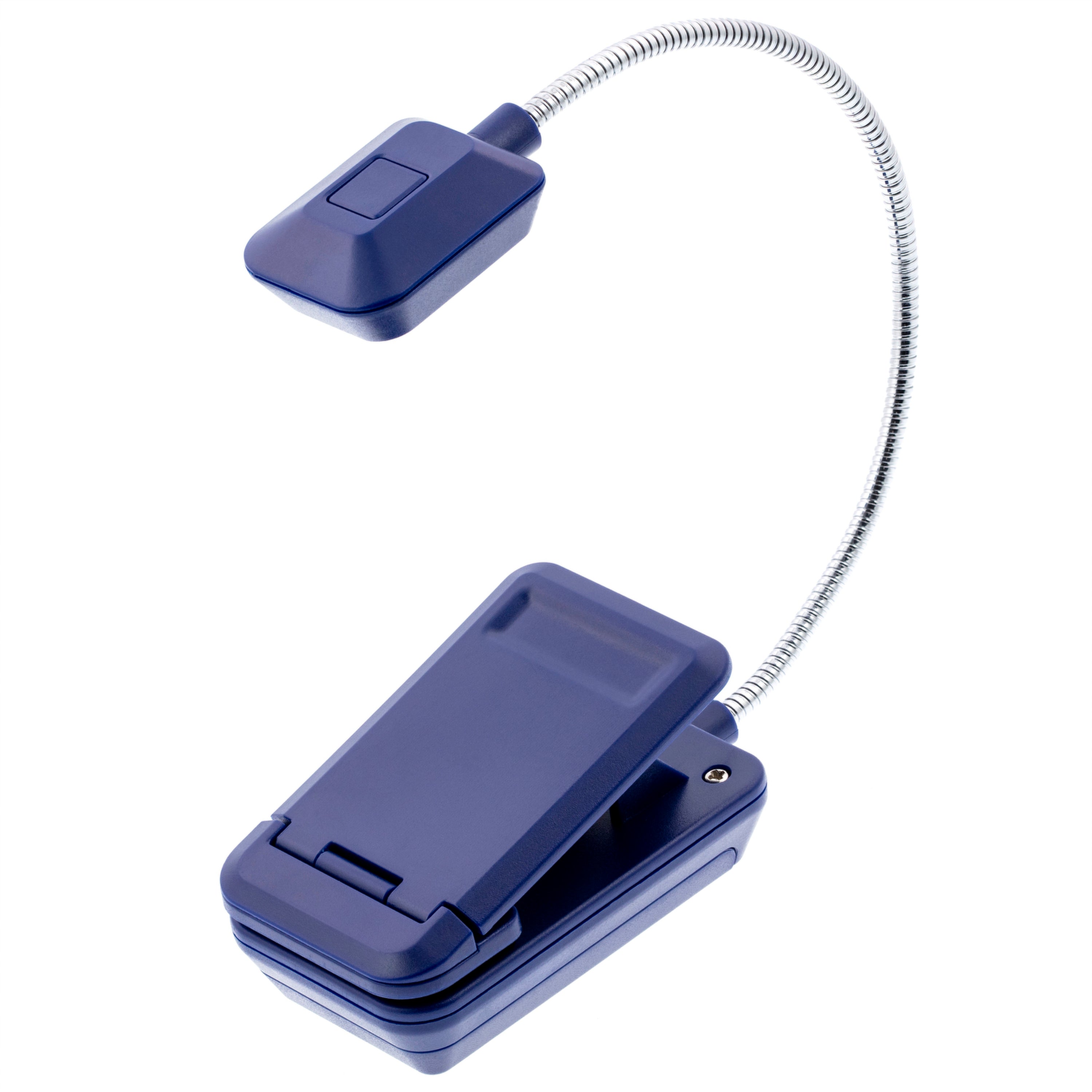Quad 4 LED Reading Light - Adjustable Brightness Clip-On Book Light for Night Reading, Studying, and Crafting - Perfect for Bedside, Office, and Travel Use