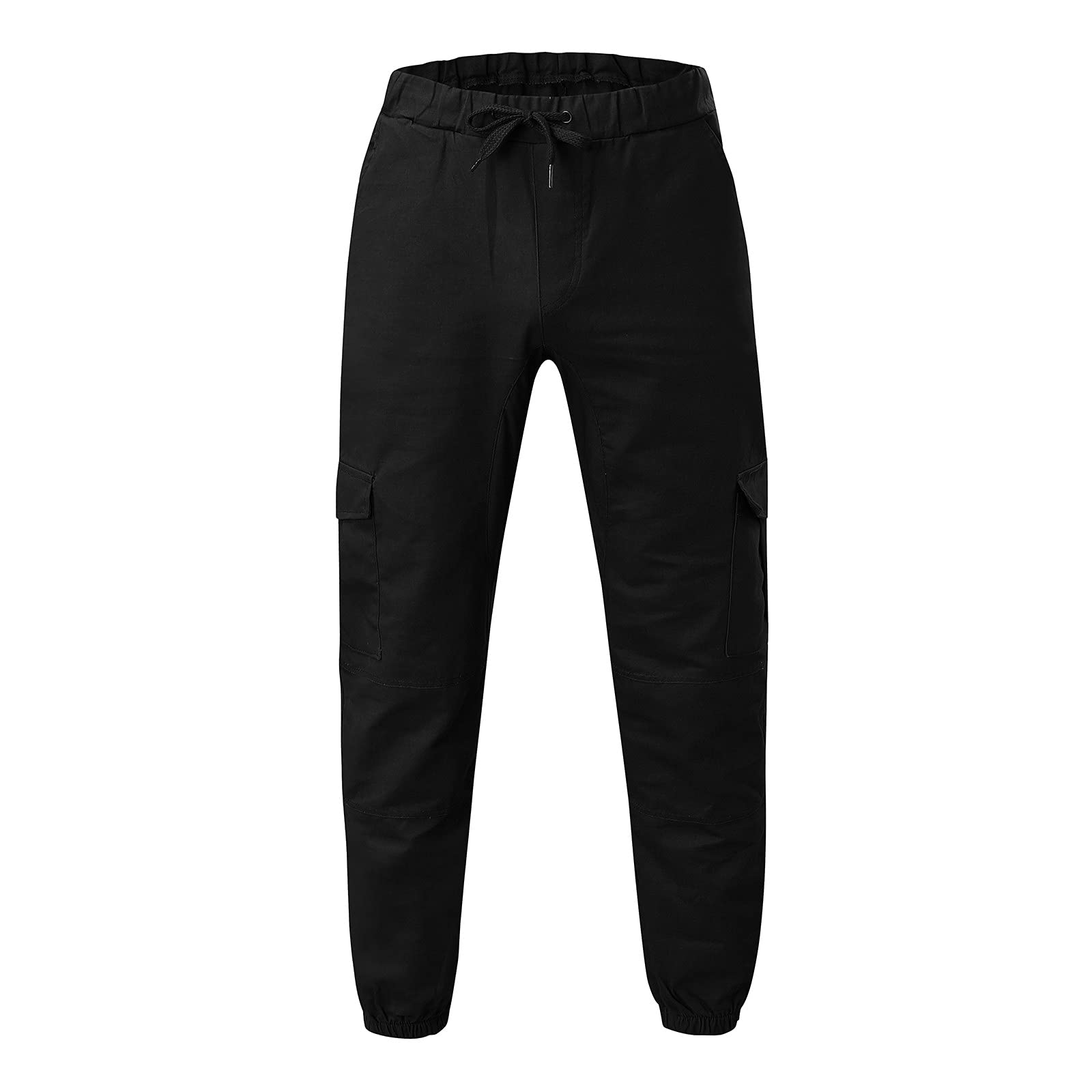 **XUETON Men's Slim Fit Jogger Cargo Pants - Athletic Sweatpants for Casual Wear & Workout - Black Long Pants for Men | Perfect for Gym, Running, Travel & Everyday Comfort**