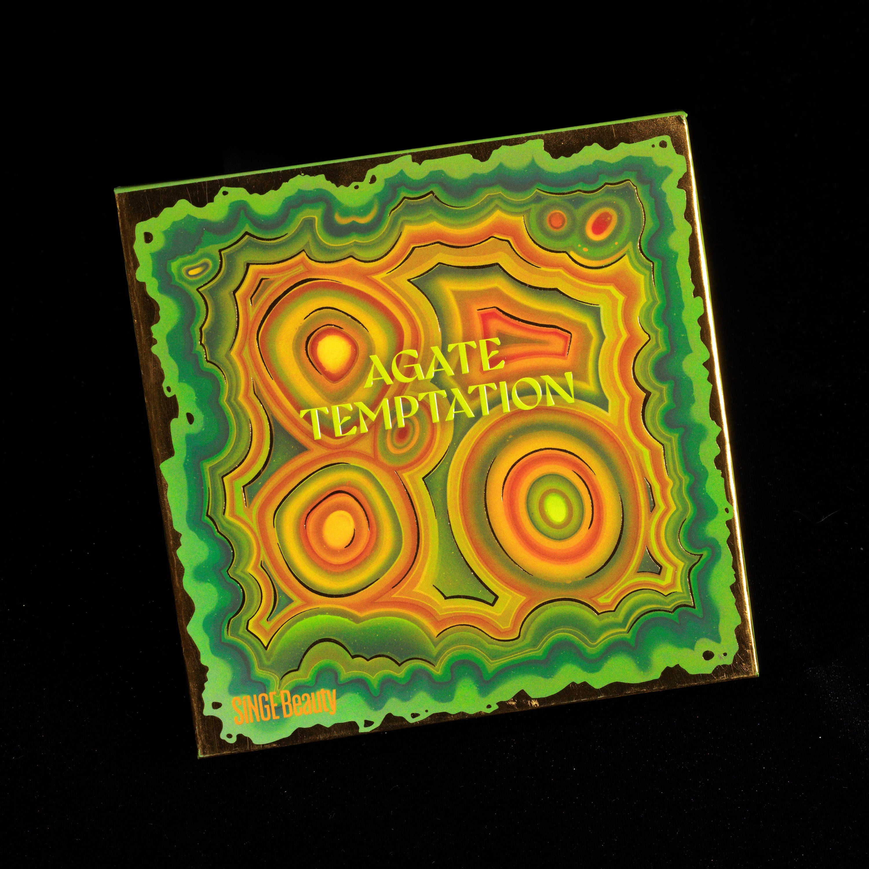 Agate Temptation Eyeshadow Palette - 12 Highly Pigmented Mineral Eyeshadows for Natural & Smoky Eye Makeup | Vegan & Cruelty-Free | Perfect for Day to Night Looks, Parties & Special Occasions