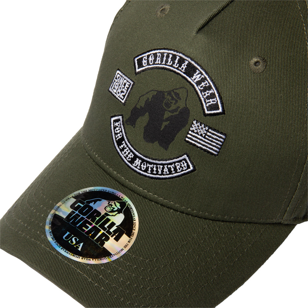 Darlington Cap - Army Green Military Style Hat for Men & Women | Outdoor, Hiking, Camping & Casual Wear