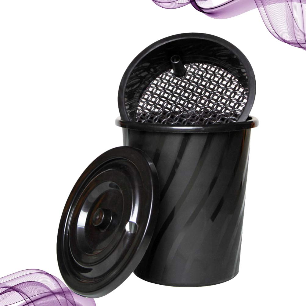 DOITOOL Heavy-Duty Tea Residue Container with Lid - Stainless Steel Tea Waste Bin for Kitchen, Coffee Grounds Filter Bucket & Food Scraps Disposal - Perfect for Tea Ceremony, Coffee Brewing & Home Composting
