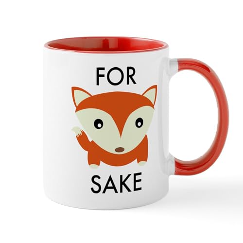 White/Red Inside - For Fox Sake Mug