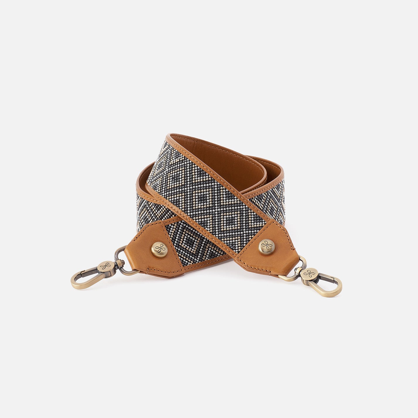 Premium Beaded Guitar Strap - Handmade Polished Leather with Natural Beads for Acoustic & Electric Guitars - Perfect for Live Performances & Studio Sessions