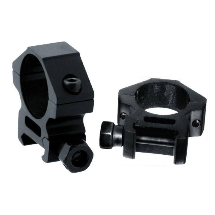 Leapers UTG ACCUSHOT 30mm Low Profile Weaver Mount Rings - Precision Scope Mounting for Hunting, Shooting & Tactical Applications