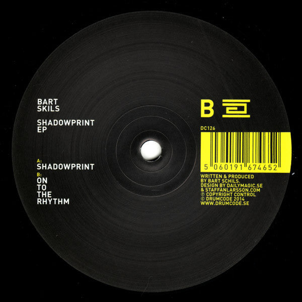 Bart Skils – Shadowprint EP Drumcode DC126 | Techno & Electronic Music Vinyl Record for DJs & Music Producers | Perfect for Clubs, Festivals & Home Mixing