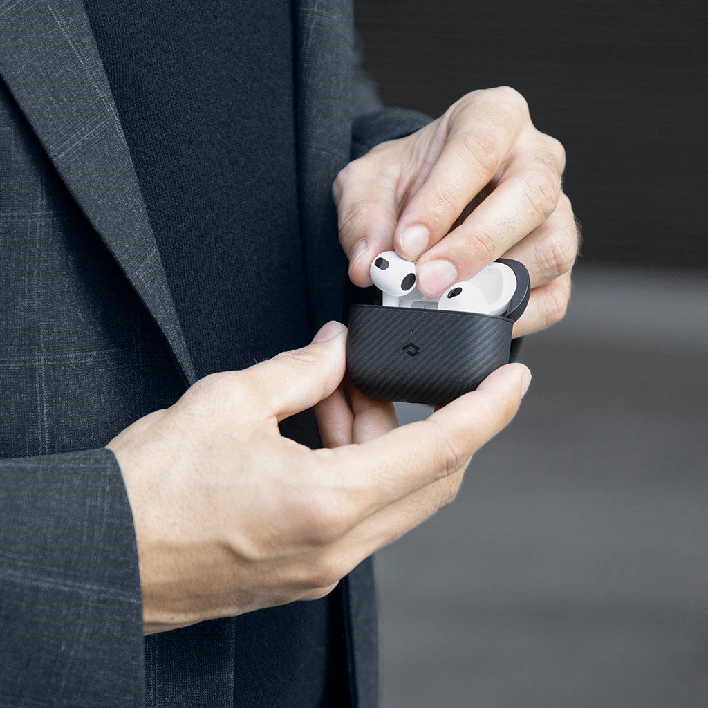 MagEZ Case for AirPods 3 - Premium Protective Cover with Magnetic Attachment | Perfect for Travel, Work & Everyday Use (USA Only)