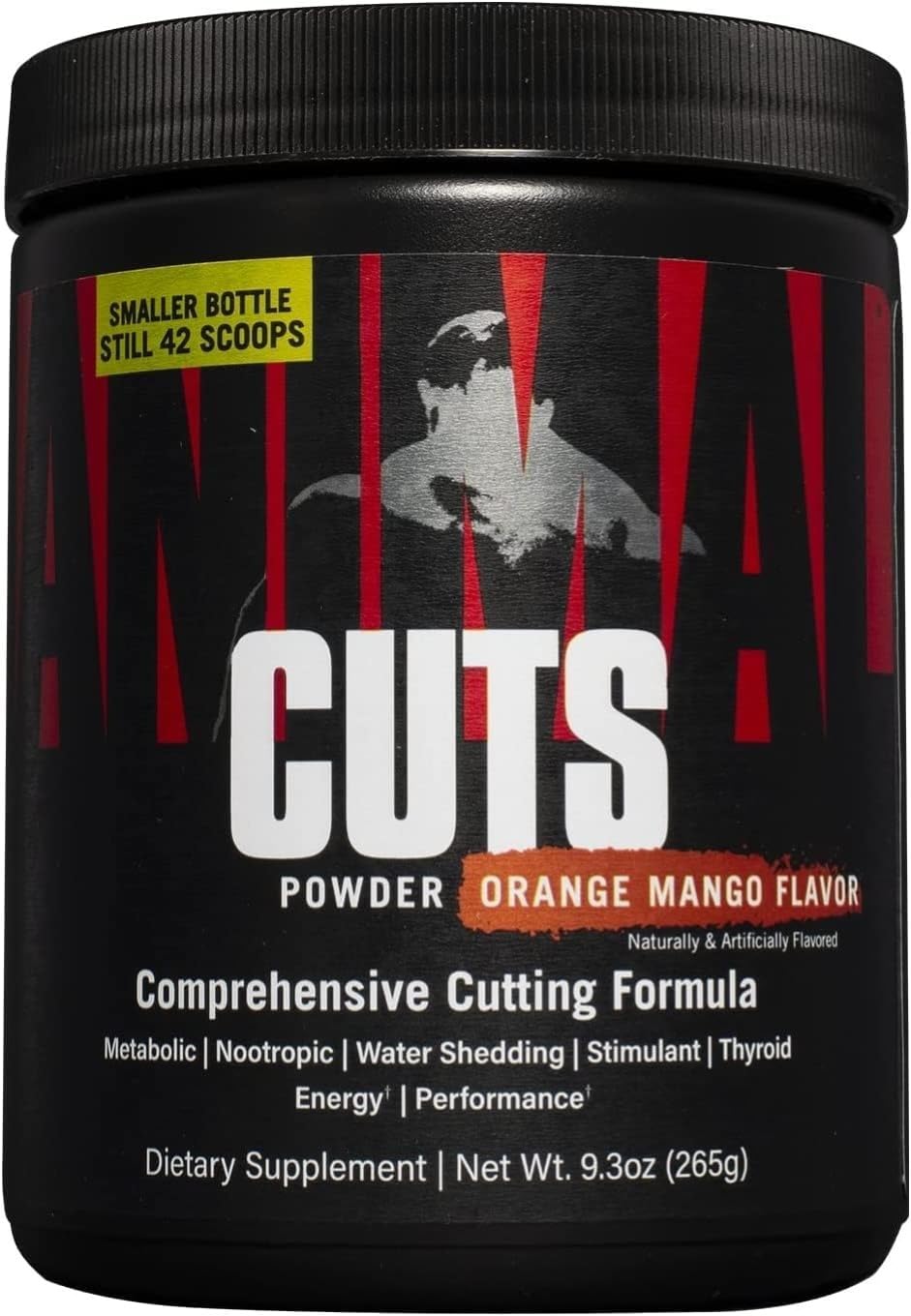 Animal Animal Cuts Fat Burner & Weight Loss Supplement - 267g Powder for Men & Women | Pre-Workout Energy, Muscle Definition & Metabolism Boost | Gym, Fitness & Bodybuilding Performance Enhancer