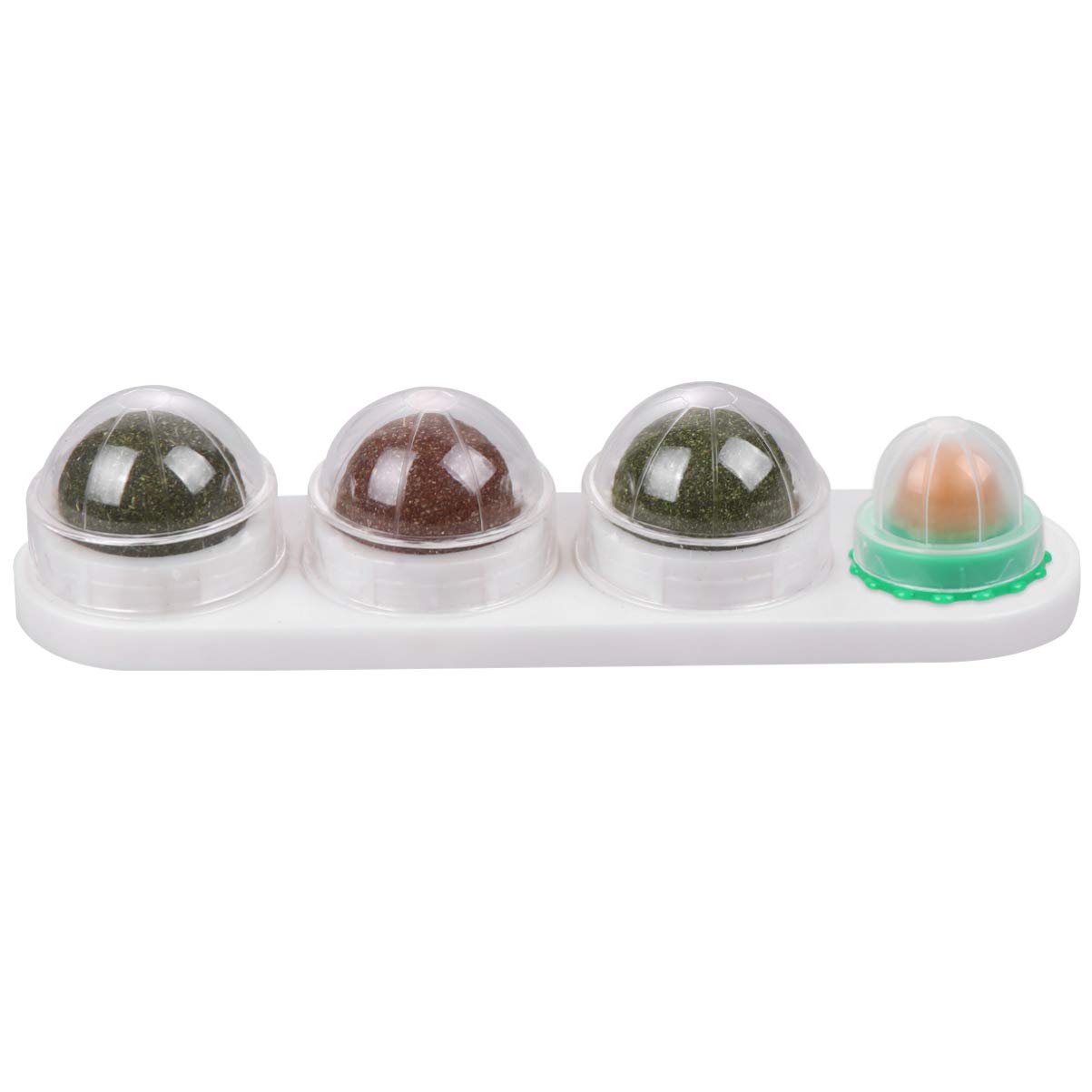 **POPETPOP Edible Catnip Balls for Cats - Natural Removable Catnip Licking Toys, Wall Ball Play for Kittens & Adult Cats (Blue) - Perfect for Playtime & Stress Relief**