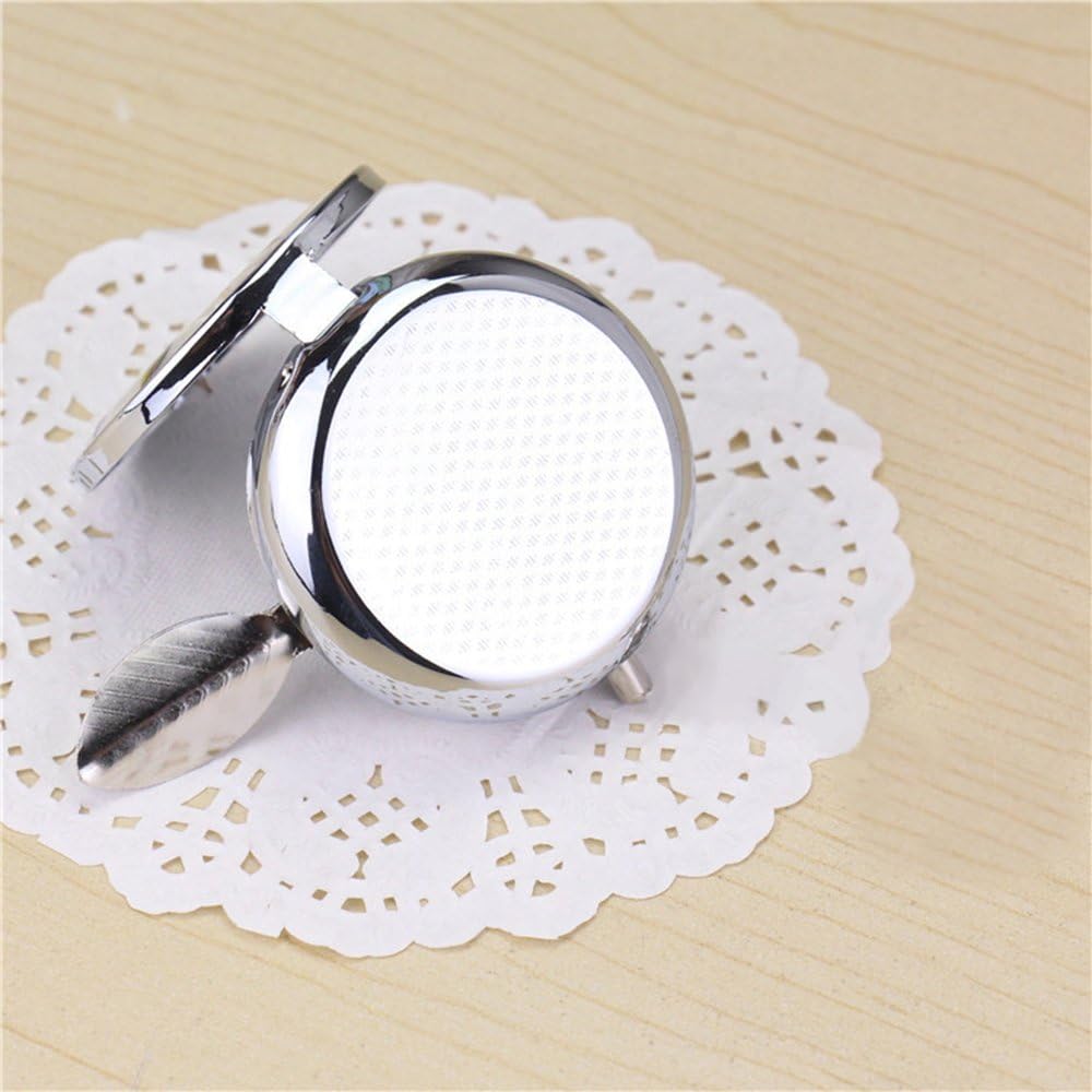 2-Pack Portable Pocket Ashtray & Car Cigarette Ashtray - Mini Stainless Steel Keychain Ashtray with Snuffer - Compact Travel Ash Holder for Outdoor, Camping, Hiking and Road Trips (Colorful Patterns)
