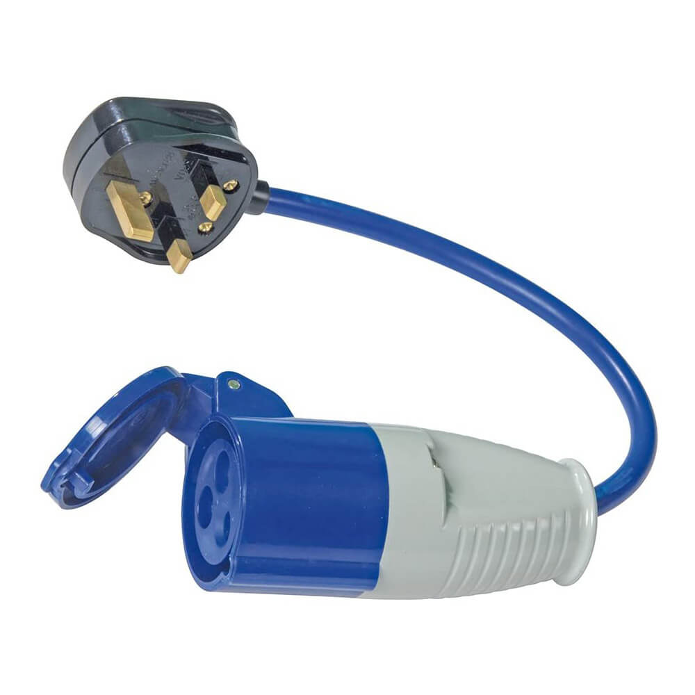16A CEE 3 Pin to 3 Pin Power Converter Cable - Heavy Duty Industrial Extension Lead for Generators, Welding Machines & Outdoor Equipment
