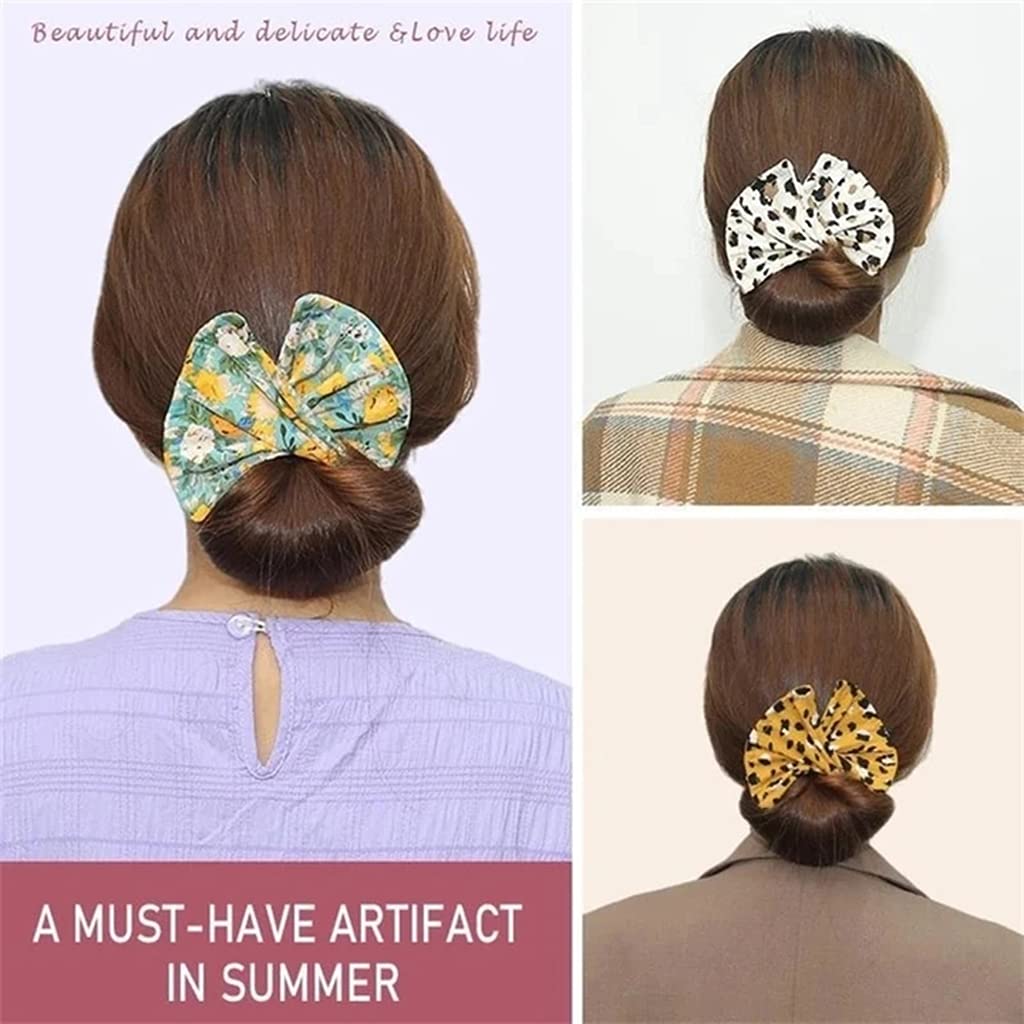 Deft Bun Hair Bun Maker - Classy Multicolor Cloth Magic Clip for Twist Hairstyles & Donut Buns | Perfect for Updos, Ponytails & Everyday Hair Styling