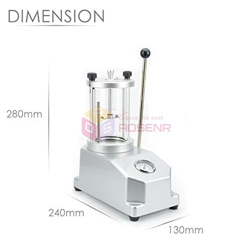 **6ATM Waterproof Watch Tester - Professional Water Resistance Testing Tool for Watches | Watchmaker Instrument for Diving, Swimming & Outdoor Activities**
