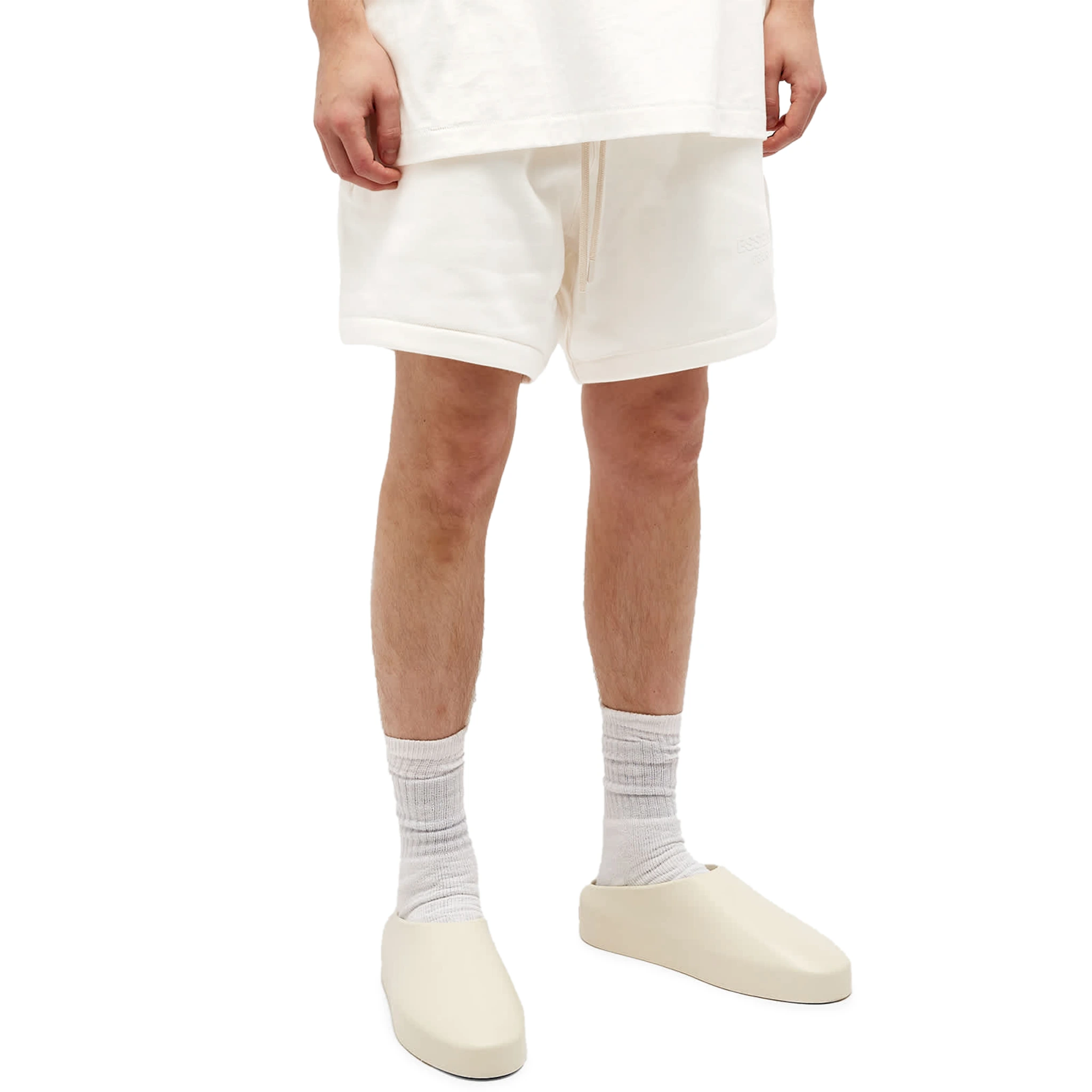 Fear of God Essentials Cloud Dancer Shorts for Men - FW23 Collection | Comfortable Casual Athletic Shorts for Gym, Running & Lounge Wear