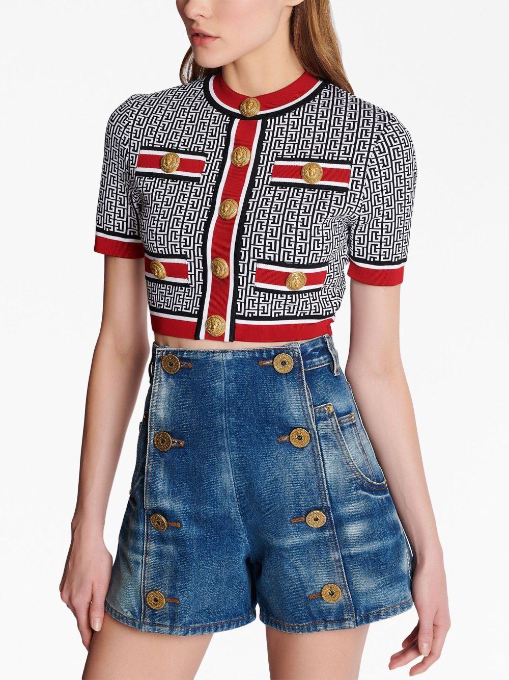 Balmain Women's Multicolor Tops - Stylish & Trendy Blouses for Casual Wear, Parties & Office Outfits