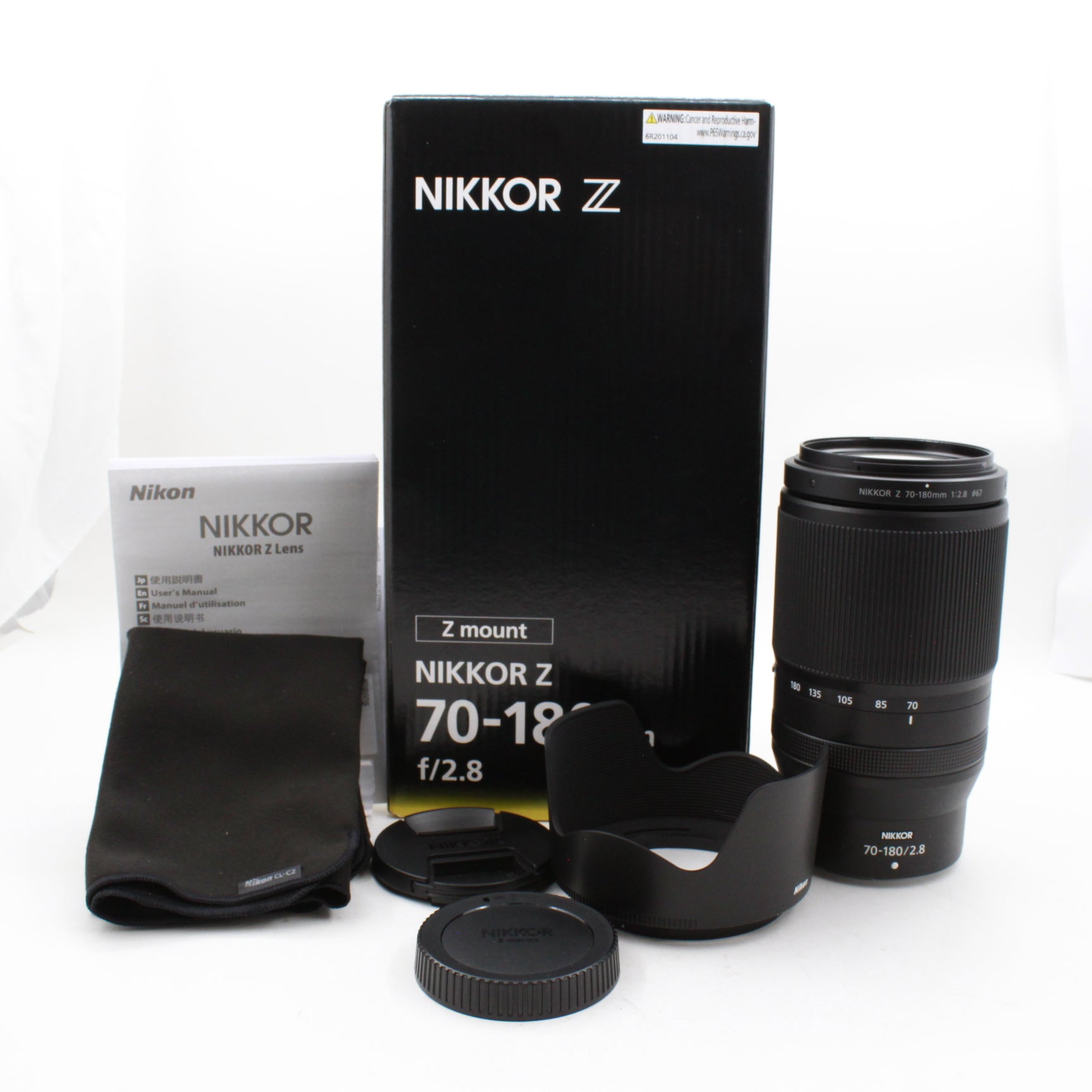Nikon NIKKOR Z 70-180mm f/2.8 Telephoto Zoom Lens - Excellent Open Box Condition | Perfect for Portrait, Sports & Wildlife Photography