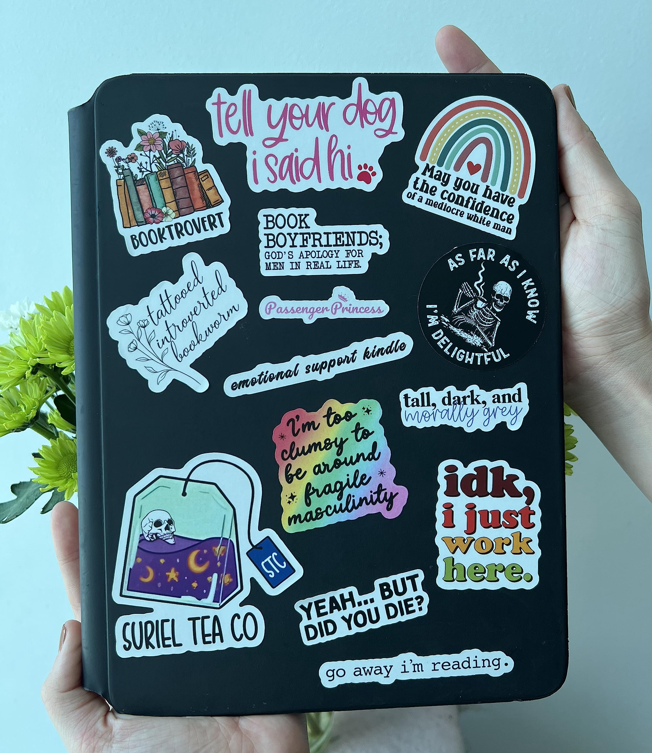 Book Boyfriends Stickers - Funny Bookish Vinyl Decals for Laptop, Phone, Water Bottles & Kindle (4 Inch) - Perfect Gifts for Book Lovers, Reading Accessories & BookTok Fans - Great for Personalizing Devices & Showing Literary Love