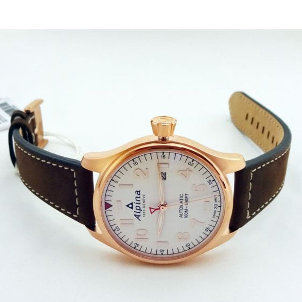 ALPINA STARTIMER PILOT Automatic Men's Watch AL 525S4S4 - Swiss Made Chronograph for Aviation Enthusiasts | Perfect for Business, Travel & Luxury Gifts