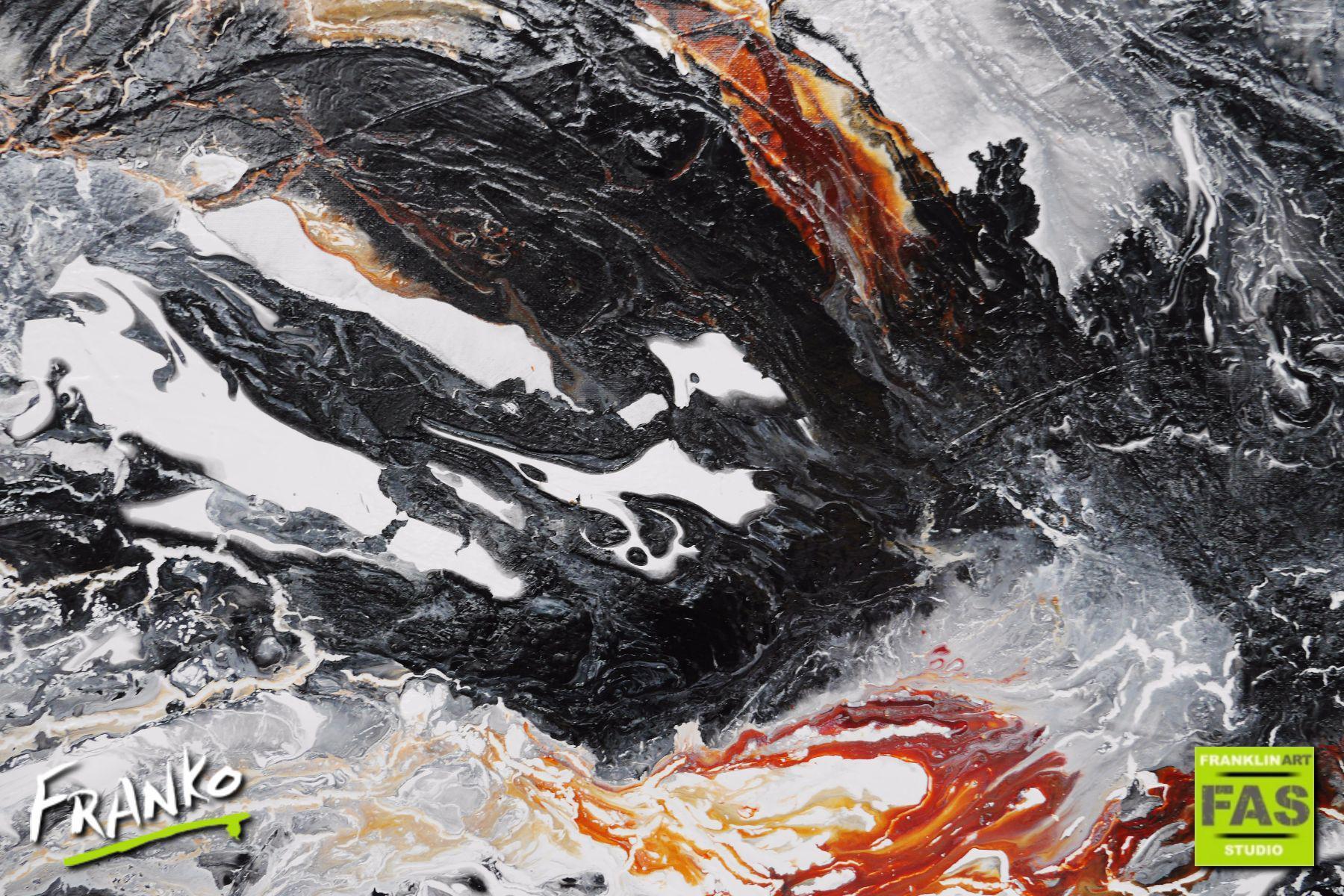 Abstract Black Brown Wall Art Canvas Print - Modern Home Decor for Living Room, Bedroom & Office - Inspire Your Space