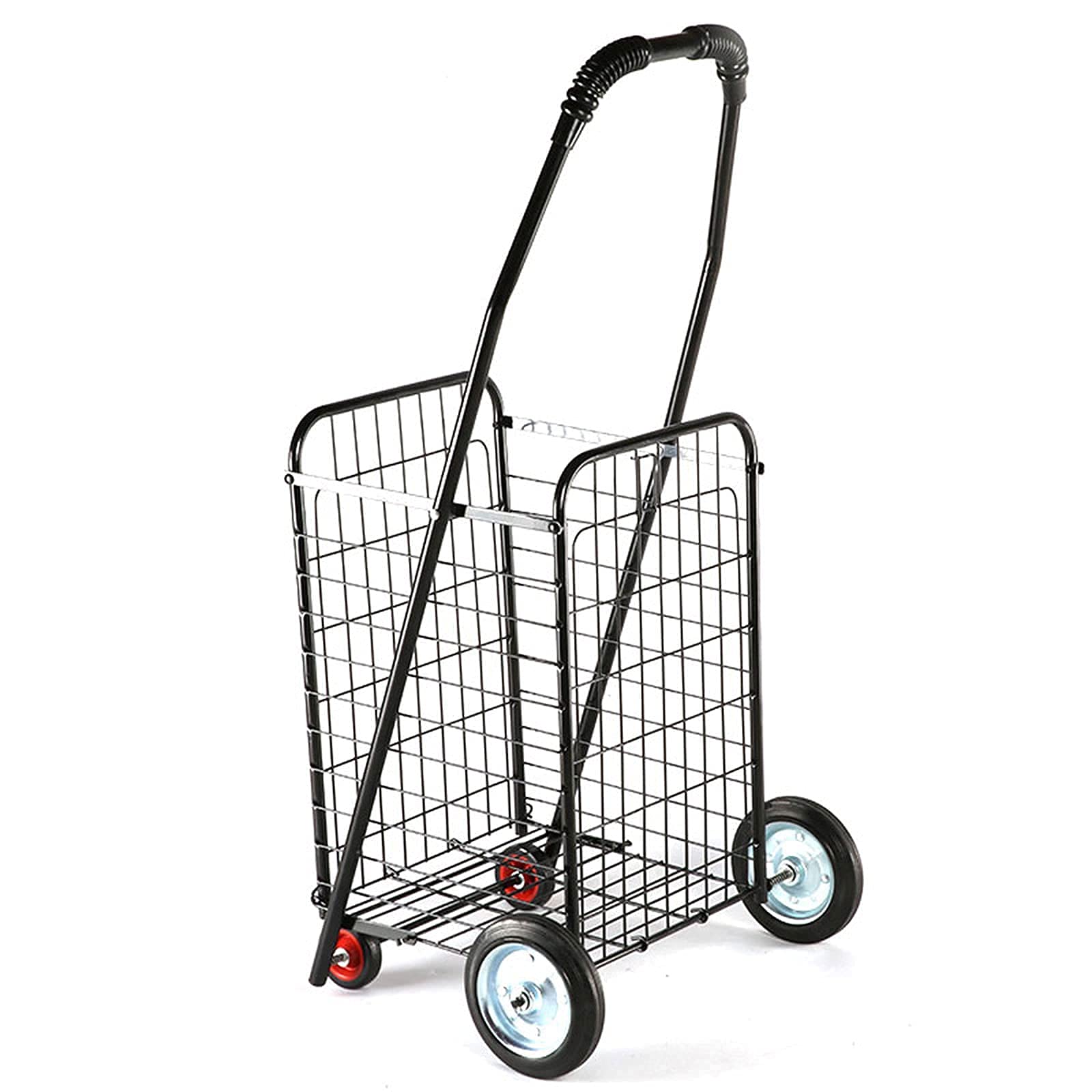 Portable Shopping Cart - High Capacity Multifunctional Foldable Grocery Luggage Cart for Travel, Camping & Beach | Lightweight Collapsible Handcart for Groceries, Picnics & Outdoor Adventures